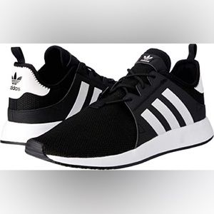 adidas Men's Low-Top Trainers black with white stripes